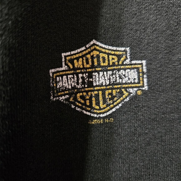 Harley Davidson 2005 Charlotte NC Black Straight Leg Sweatpants GUC - Picture 4 of 6